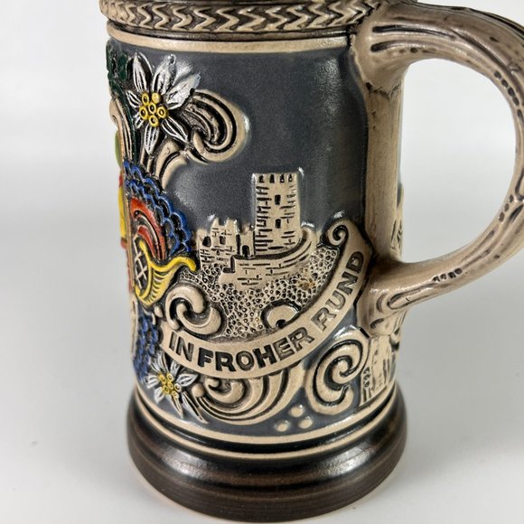 Vintage Original Gerzit Gerz Beer Stein Mug Collectible Barware - Picture 11 of 12